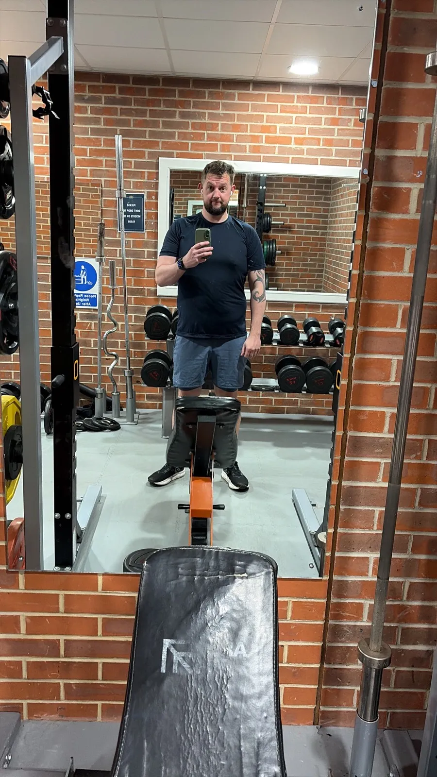 Will at the gym