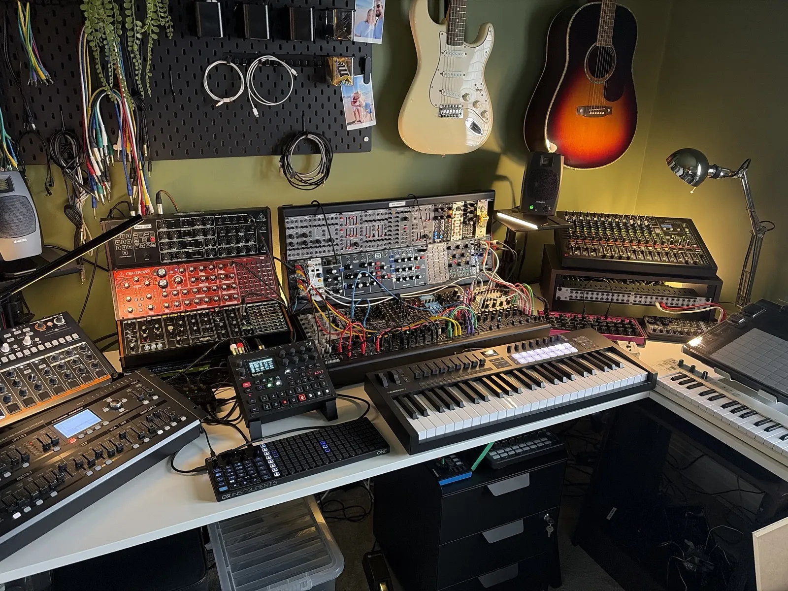Will's home music studio